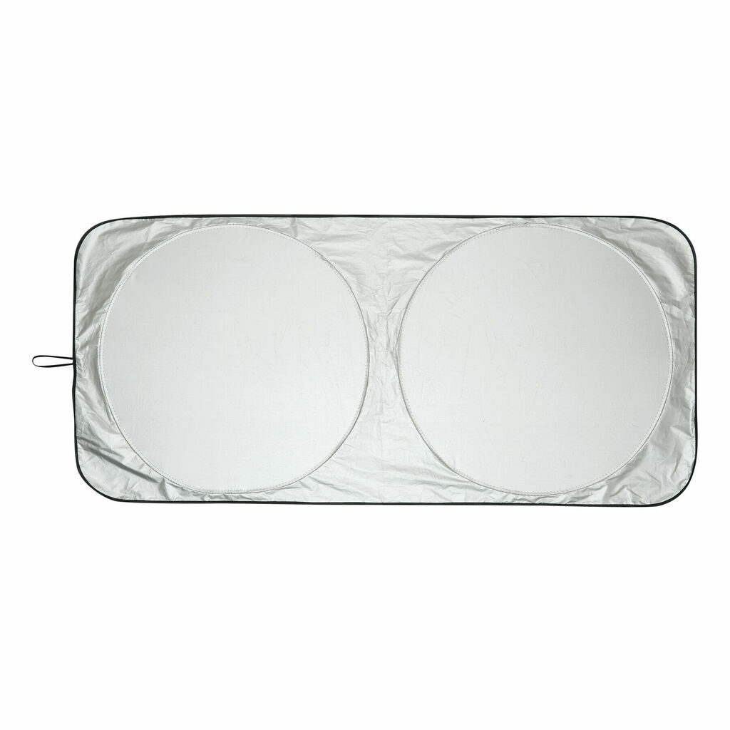 Сонцезахисний козирок на лобове скло автомобіля SUN SHIELD срібний - 56-0608079- Фото №1