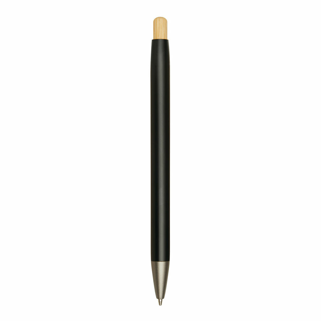 Алюмінієва кулькова ручка BAMBOO PUSHER чорний - 56-1102252- Фото №4