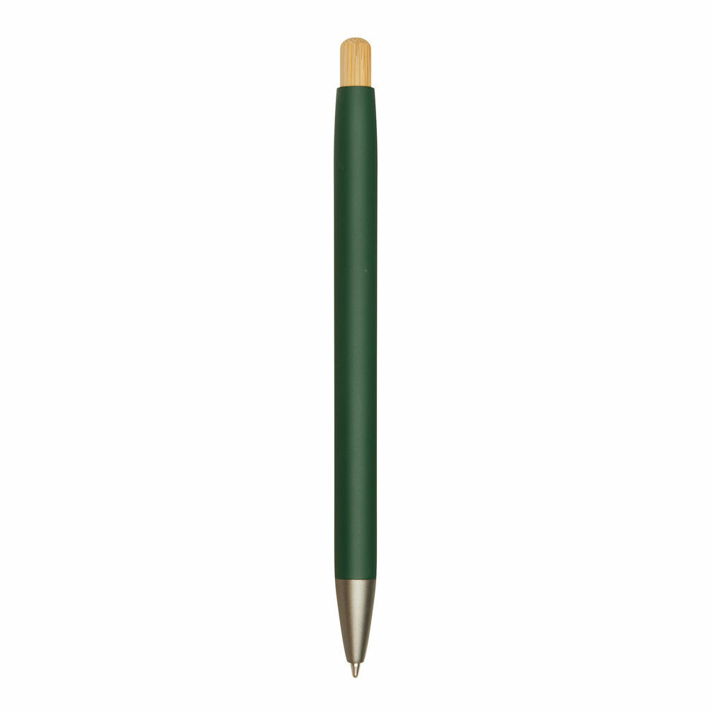 Алюмінієва кулькова ручка BAMBOO PUSHER зелений - 56-1102256- Фото №4