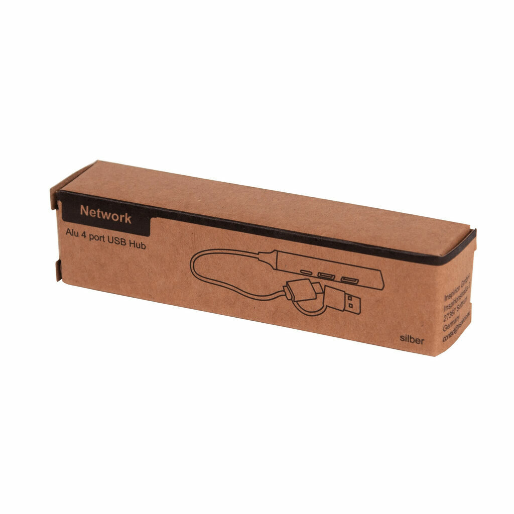 USB-хаб NETWORK срібний - 56-1107386- Фото №7 USB-хаб NETWORK срібний - 56-1107386- Фото №7