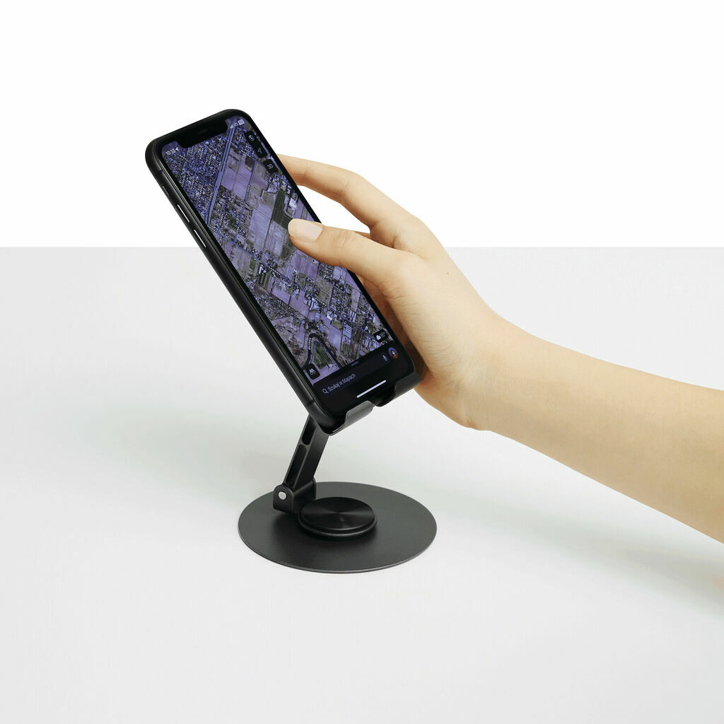 Складний тримач для телефону DESK MASTER антрацит - 56-1107388- Фото №8