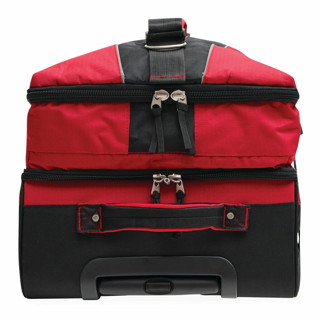 Сумка для путешествий BoGi ХL черный, красный - 56-2250719- Фото №7