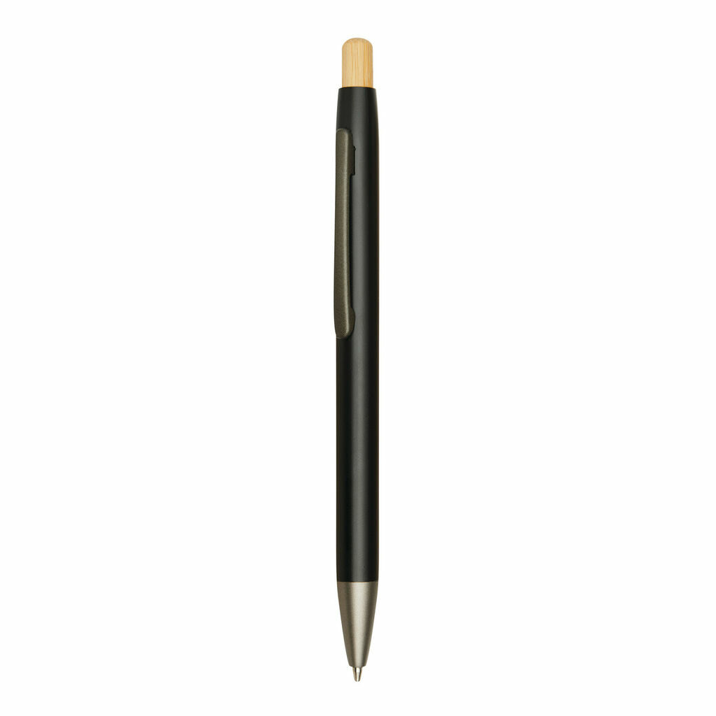 Алюмінієва кулькова ручка BAMBOO PUSHER чорний - 56-1102252- Фото №5