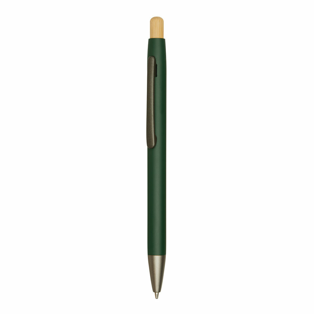 Алюмінієва кулькова ручка BAMBOO PUSHER зелений - 56-1102256- Фото №5
