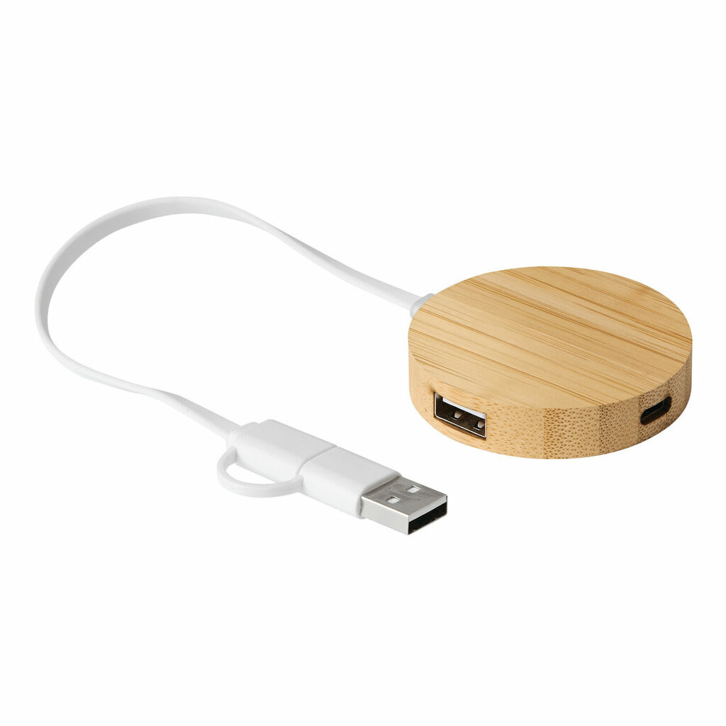 USB-хаб MULTIPLIER CIRCLE коричневий - 56-1107106- Фото №7 USB-хаб MULTIPLIER CIRCLE коричневий - 56-1107106- Фото №7