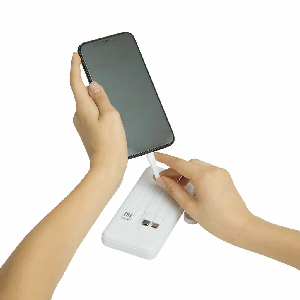 Powerbank MULTI CHARGE білий - 58-8105024- Фото №18