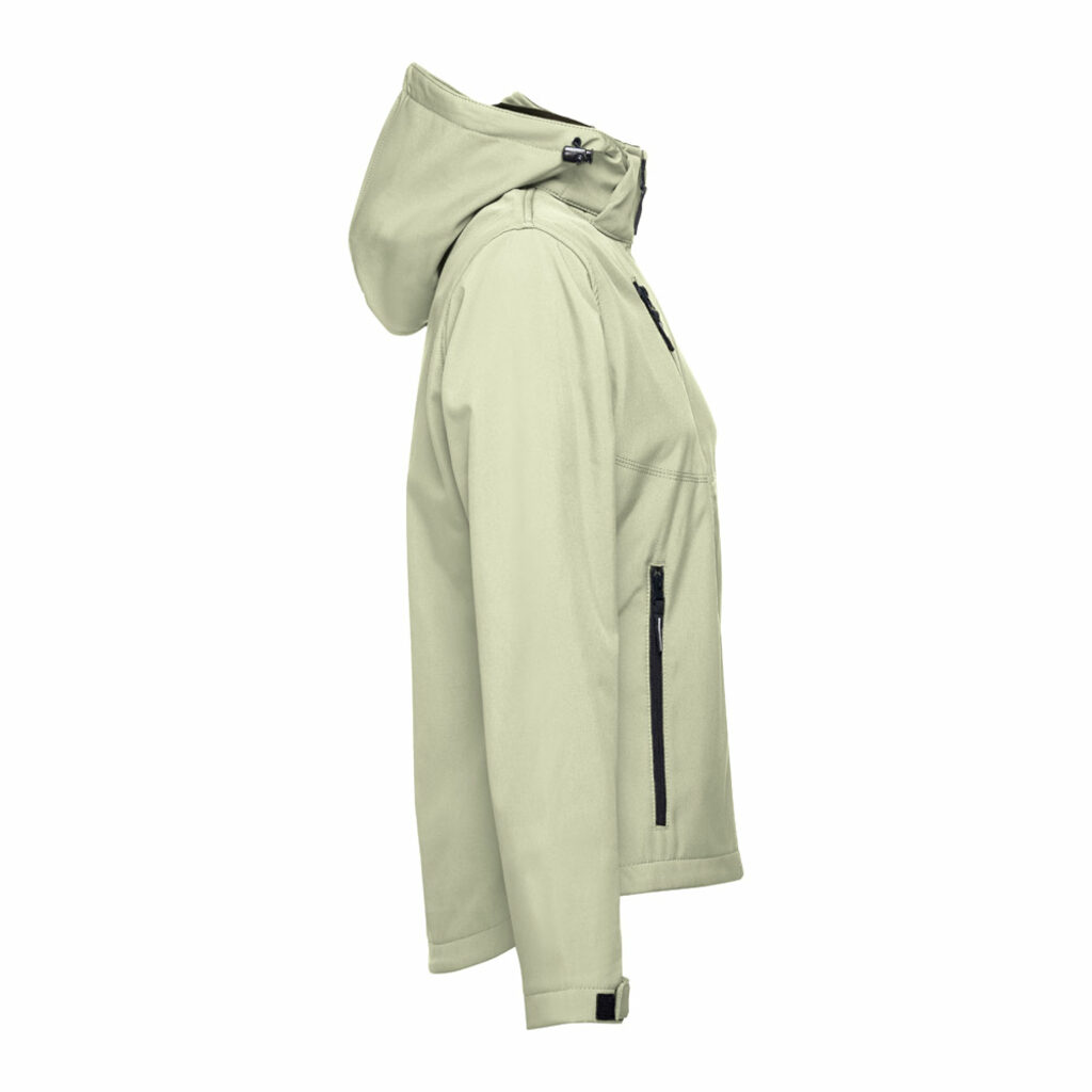THC ZAGREB WOMEN Женская куртка softshell со съемным капюшоном пастельно-зеленый  размер XL - 30181-159-XL- Фото №3