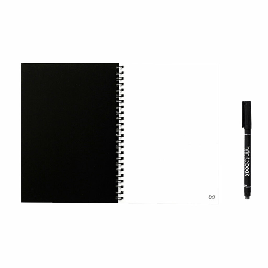 INFINITEBOOK PLAIN Блокнот А5 формату чорний - 33200-103- Фото №1