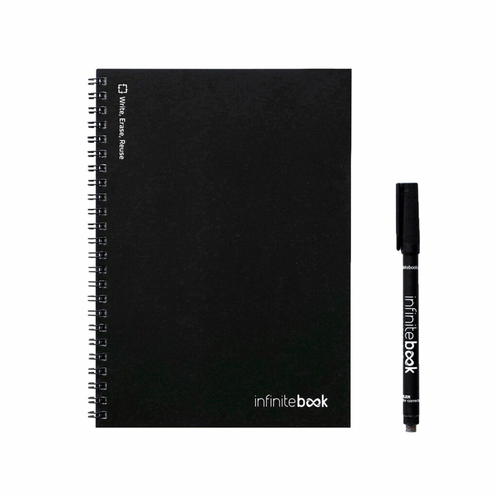INFINITEBOOK PLAIN Блокнот А5 формату чорний - 33200-103- Фото №4