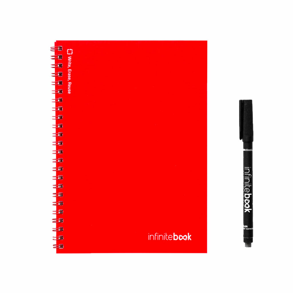 INFINITEBOOK PLAIN Блокнот А5 формату червоний - 33200-105- Фото №4