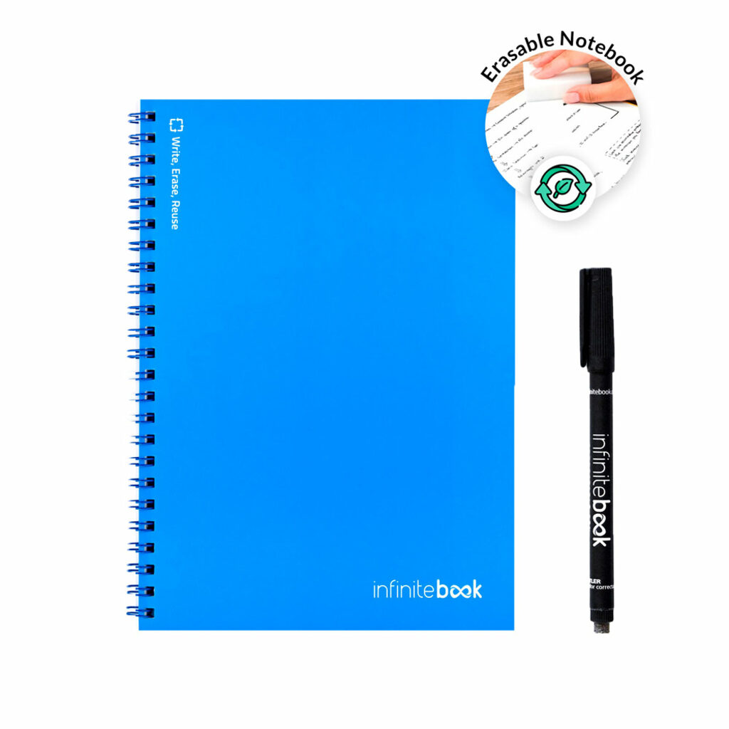 INFINITEBOOK PLAIN Блокнот А5 формату королівський синій - 33200-114- Фото №3