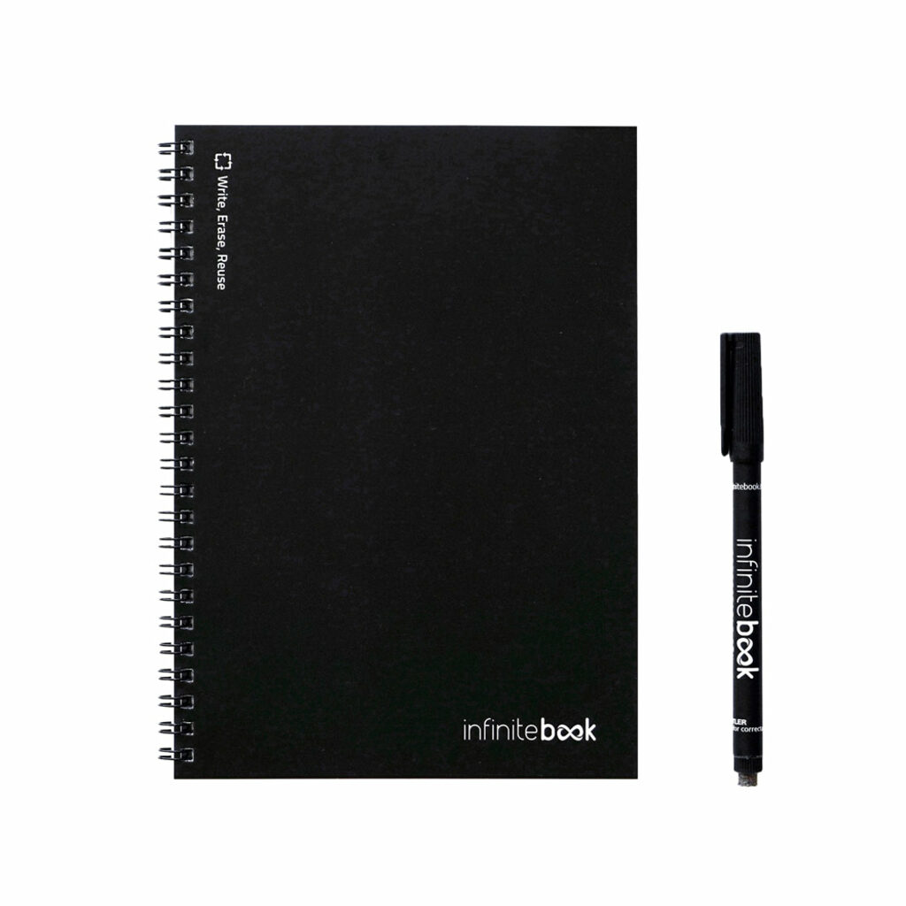 INFINITEBOOK PLAIN Блокнот А5 формату чорний - 33201-103- Фото №4
