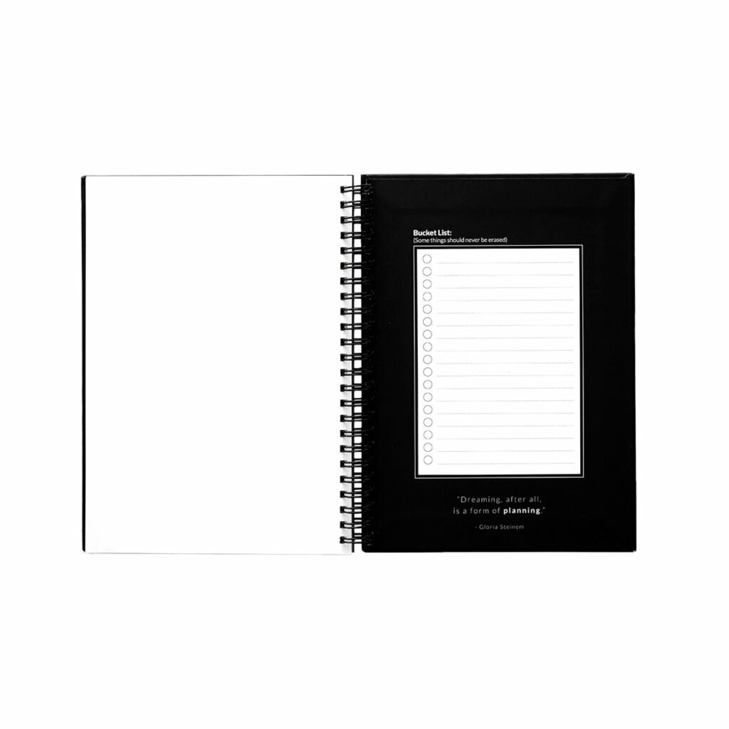 STARTER KIT INFINITE PLANNER A5. Набір містить щоденник формату А5, набір для чищення, маркер та тримач для маркерів чорний - 33202-103- Фото №6
