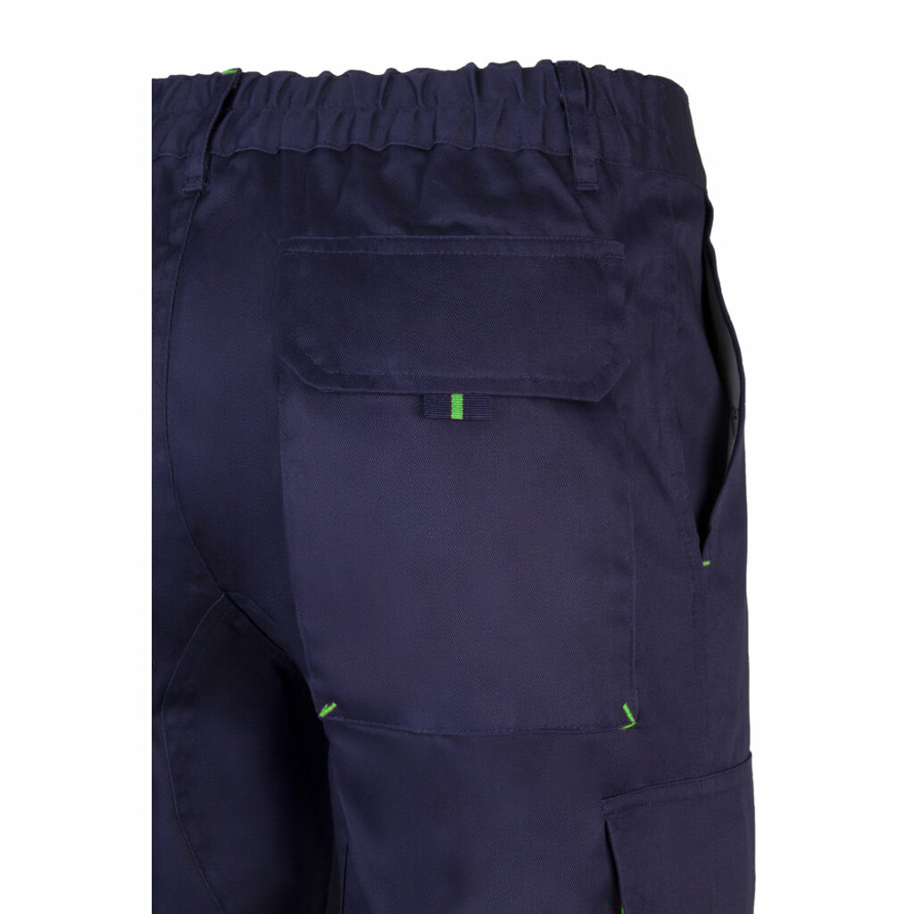 VL HYPNOS Двухцветные брюки из твила с несколькими карманами (200 г/м²), из хлопка (35%) и полиэстера (65%) синий  размер 34 - 36004-234-34- Фото №5