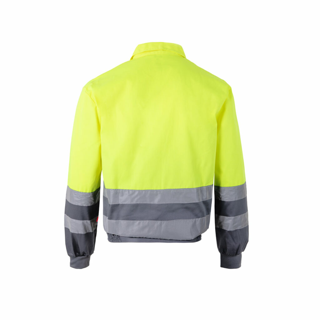 VL NEPTUNE LARGE. Двоколірна куртка (210 г/м²) з поліестеру (80%) та бавовни (20%) сірий  розмір 5XL - 36020-207-5XL- Фото №1