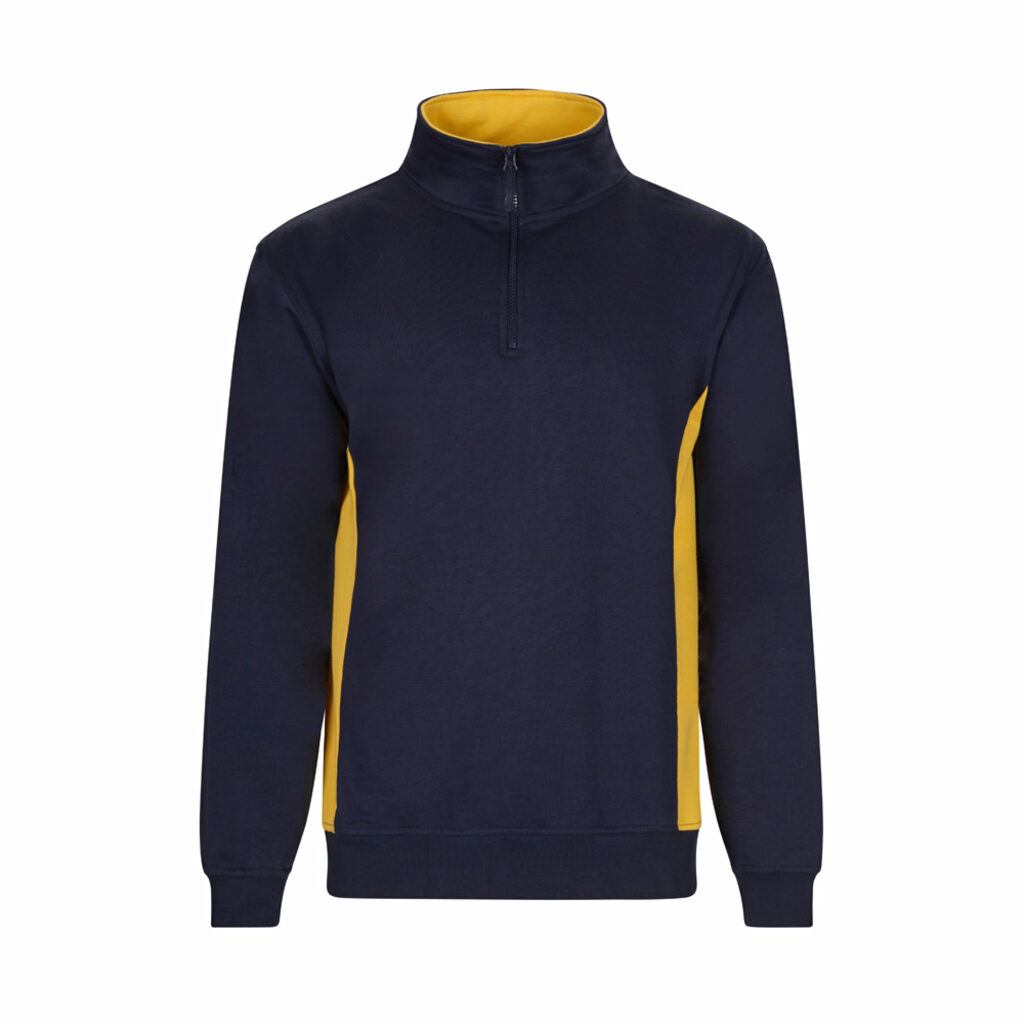 VL SVAROG Двоколірна флісова толстовка (260 г/м²) з поліестеру (65%) та бавовни (35%) синій  розмір XL - 36044-204-XL- Фото №3