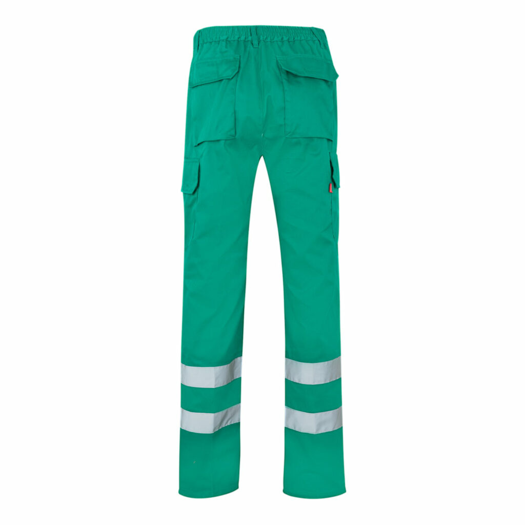 VL ASCLEPIUS Штани з твила з кількома кишенями (200 г/м²) з бавовни (35%) та поліестеру (65%) зелений  розмір 2XL - 36058-109-2XL- Фото №1