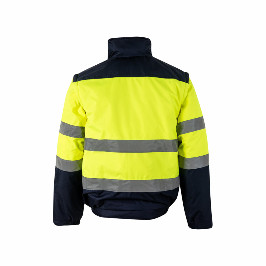 VL JUPITER LARGE Двухцветная утепленная куртка (180 г/м²) из полиэстера (100%) с полиуретановым покрытием синий  размер 5XL - 36060-204-5XL- Фото №1