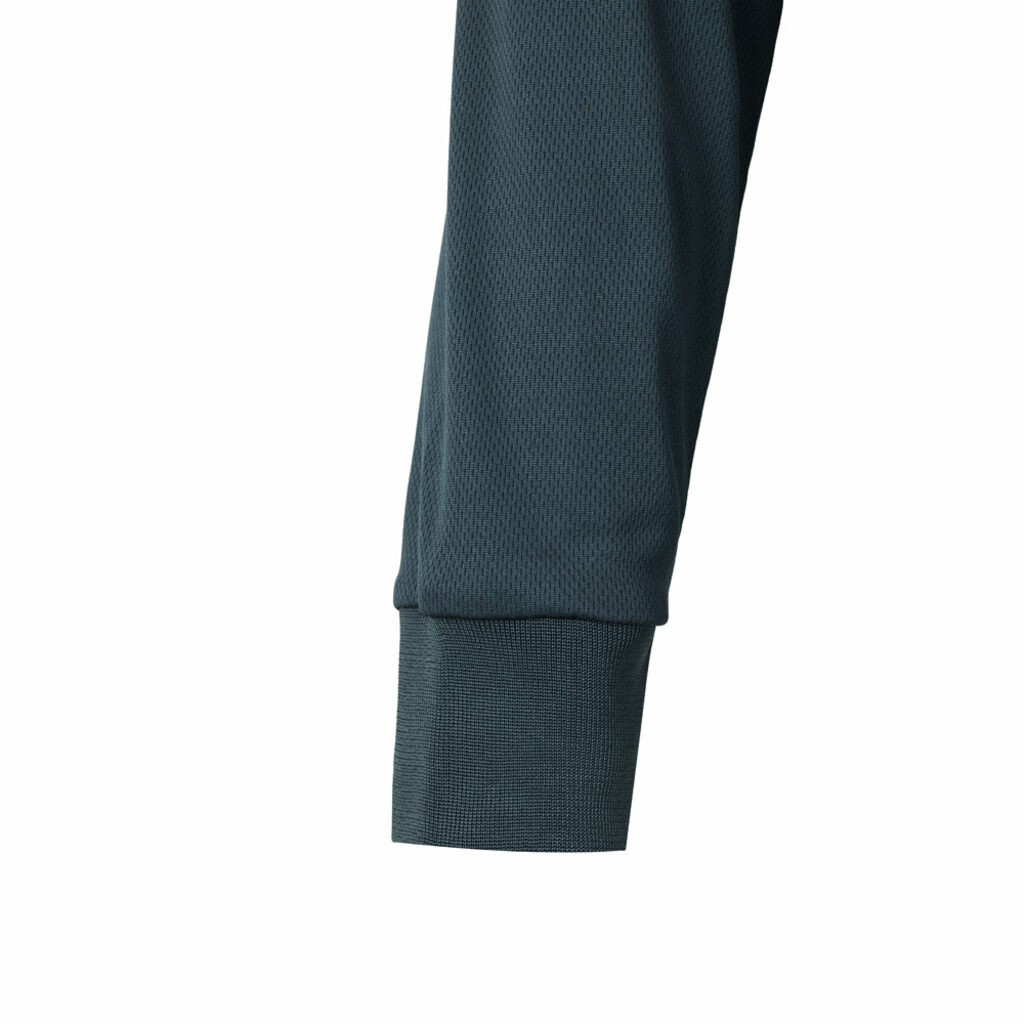 VL VULCAN LARGE Двоколірна сорочка поло (160 г/м²) з довгими рукавами, з поліестеру (100%) сірий  розмір 5XL - 36069-217-5XL- Фото №6