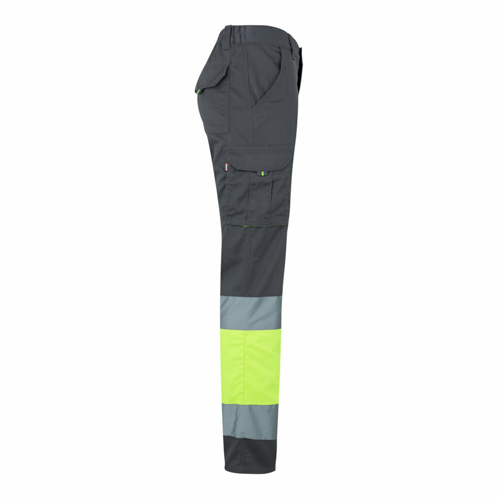 VL ZEUS Двоколірні брюки-стрейч з кількома кишенями (240 г/м²) з бавовни (46%), ЕМЕ (38%) та поліестеру (16%). сірий  розмір 3XL - 36087-207-3XL- Фото №3