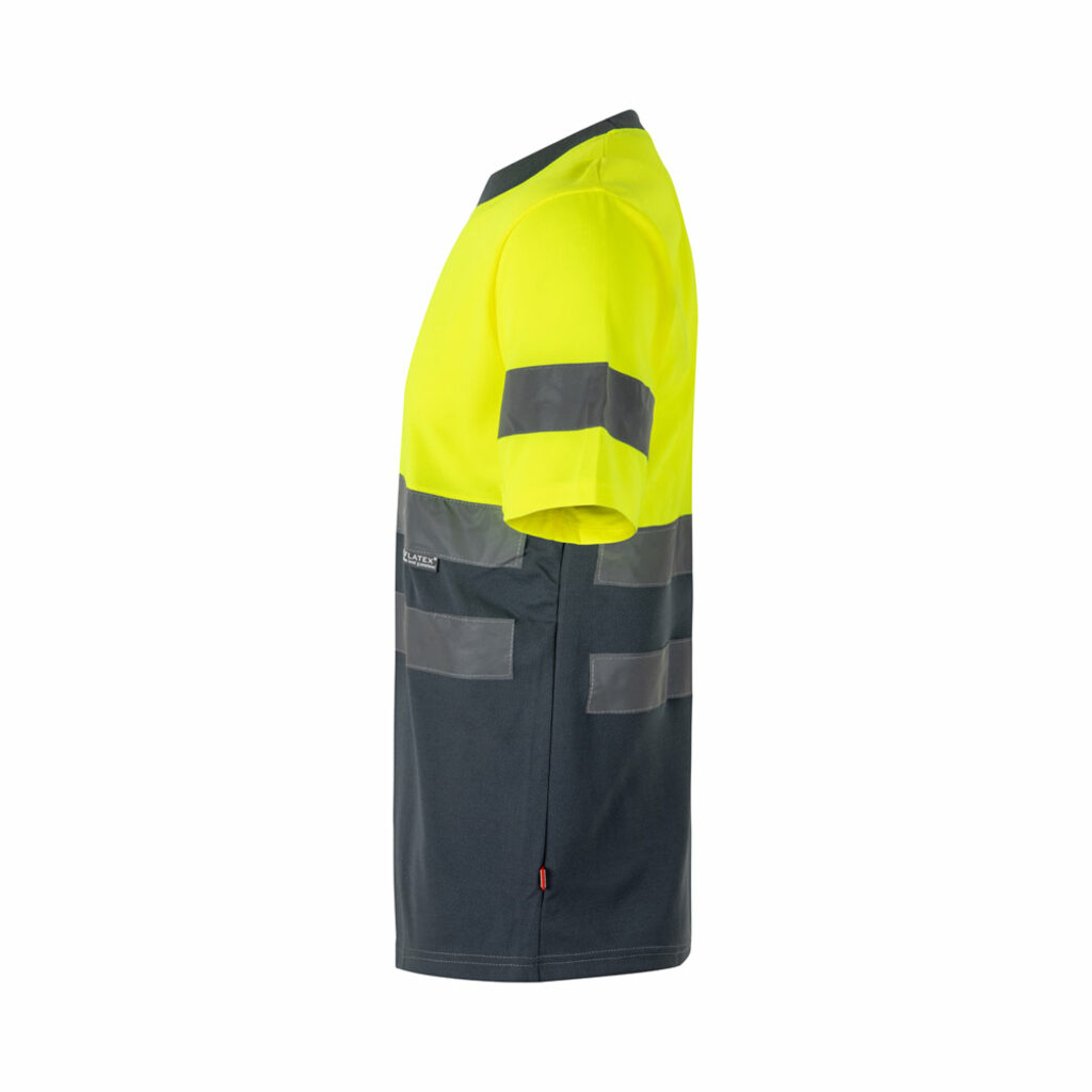 VL BRAHMA LARGE Двоколірна технічна футболка (140 г/м²) із поліестеру (100%) сірий  розмір 4XL - 36094-207-4XL- Фото №2