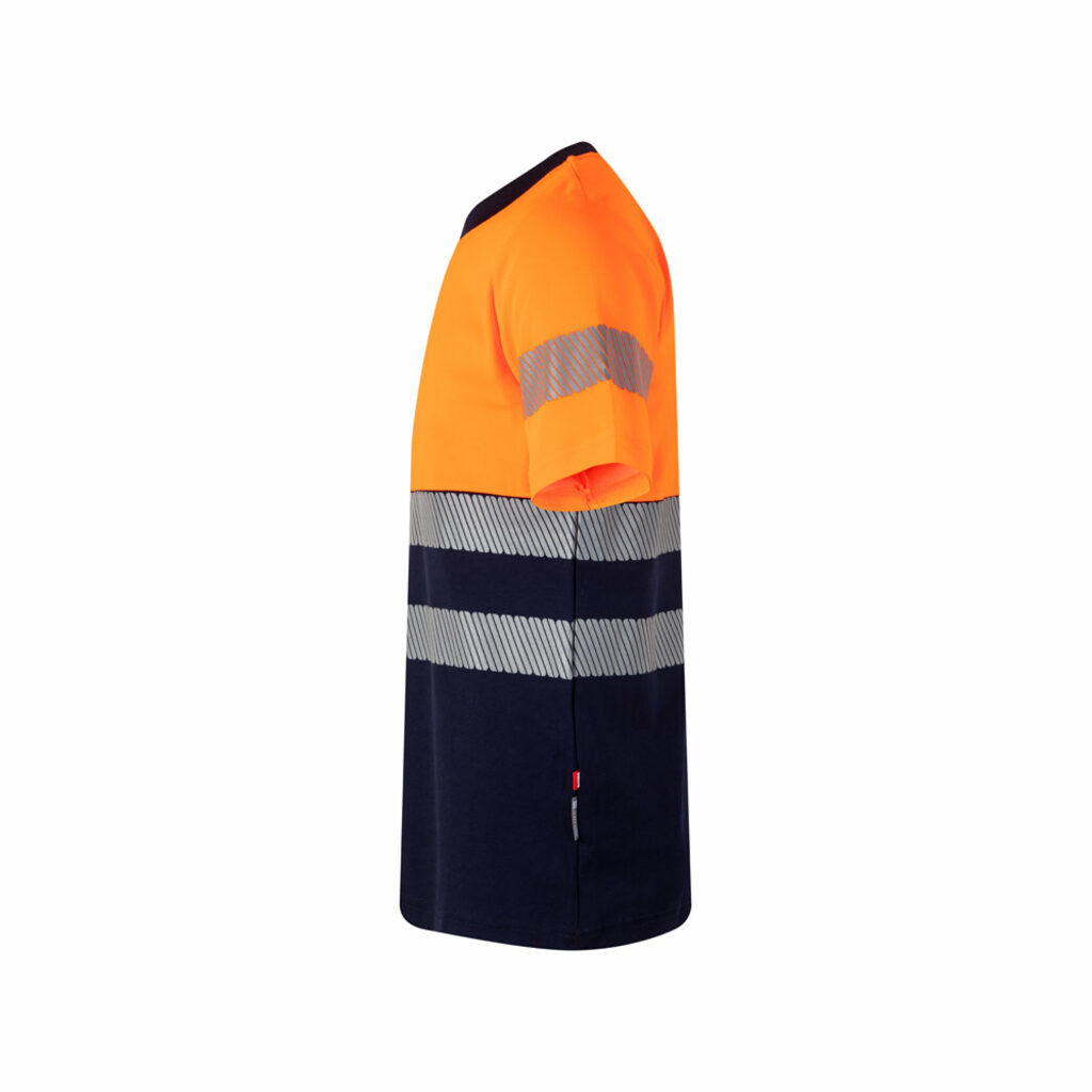 VL BASTET Двухцветная футболка пике (150 г/м²) из хлопка (55%) и полиэстера (45%). синий  размер XL - 36096-214-XL- Фото №2