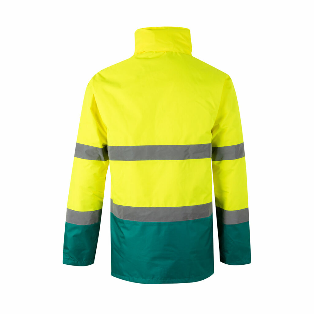 VL THEMIS LARGE Двухцветная парка (190 г/м²) из полиэстера (100%) с полиуретановым покрытием зеленый  размер 4XL - 36105-209-4XL- Фото №1