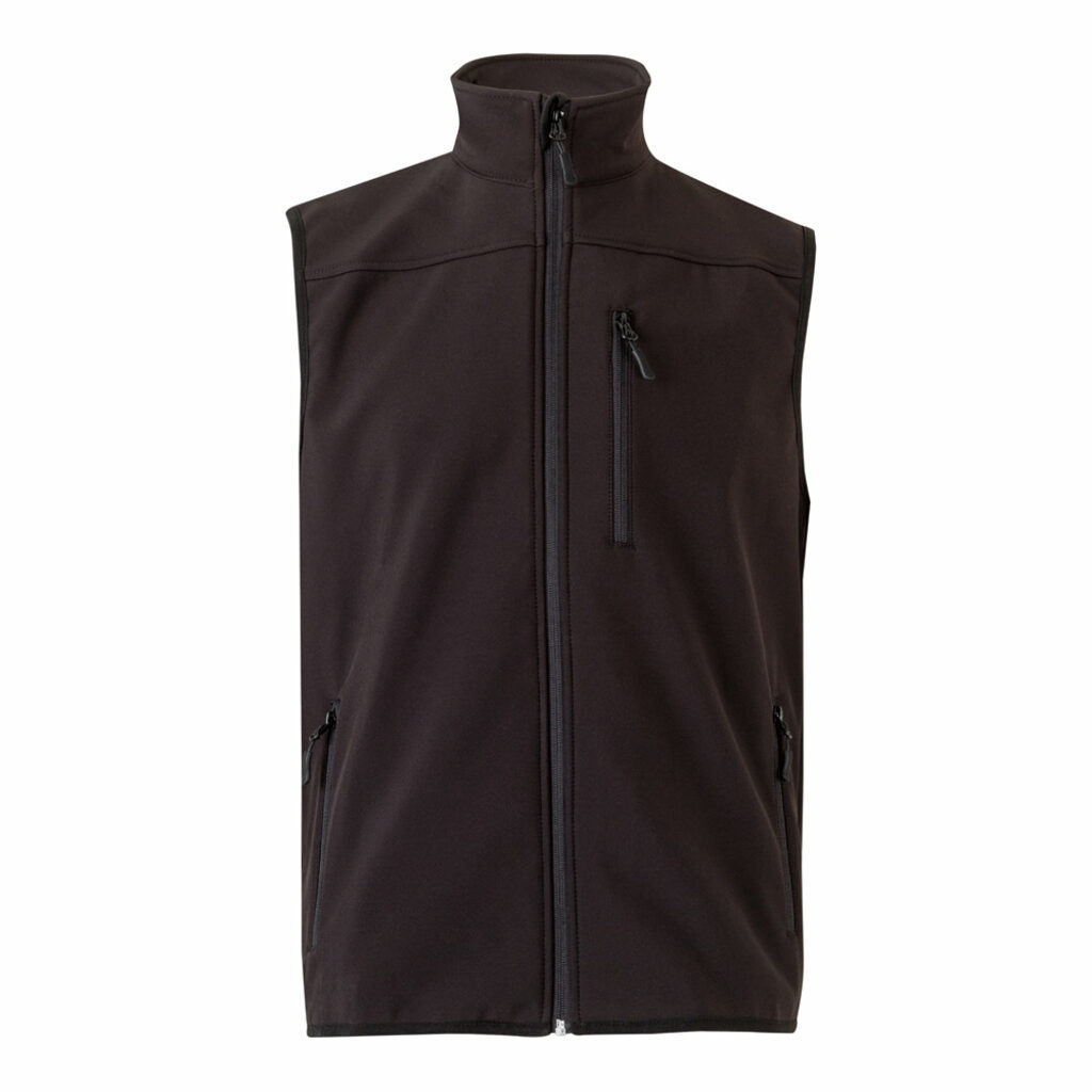 VL VARUNA Жилет Softshell (280 г/м²) з підкладкою з поліестеру (94%) та еластану (6%). чорний розмір M - 36136-103-M- Фото №4 VL VARUNA Жилет Softshell (280 г/м²) з підкладкою з поліестеру (94%) та еластану (6%). чорний розмір M - 36136-103-M- Фото №4