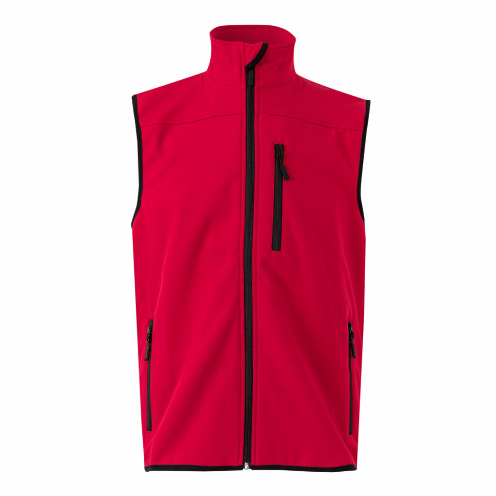 VL VARUNA Жилет Softshell (280 г/м²) з підкладкою з поліестеру (94%) та еластану (6%). червоний розмір XS - 36136-105-XS- Фото №4 VL VARUNA Жилет Softshell (280 г/м²) з підкладкою з поліестеру (94%) та еластану (6%). червоний розмір XS - 36136-105-XS- Фото №4