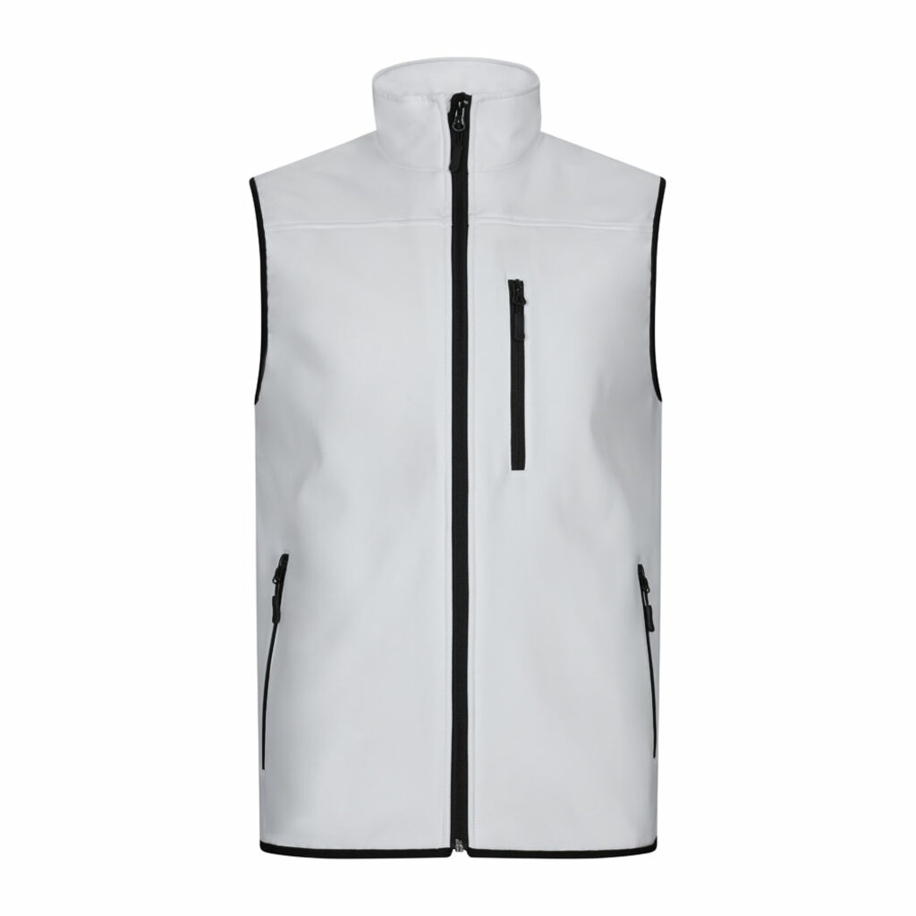 VL VARUNA Жилет Softshell (280 г/м²) з підкладкою з поліестеру (94%) та еластану (6%). білий розмір 2XL - 36136-106-2XL- Фото №3 VL VARUNA Жилет Softshell (280 г/м²) з підкладкою з поліестеру (94%) та еластану (6%). білий розмір 2XL - 36136-106-2XL- Фото №3