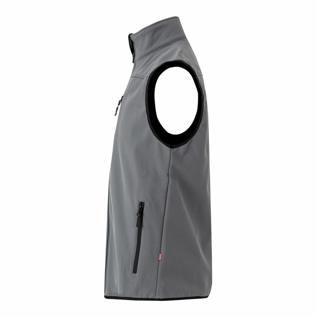 VL VARUNA Жилет Softshell (280 г/м²) з підкладкою з поліестеру (94%) та еластану (6%). сірий розмір S - 36136-113-S- Фото №2 VL VARUNA Жилет Softshell (280 г/м²) з підкладкою з поліестеру (94%) та еластану (6%). сірий розмір S - 36136-113-S- Фото №2