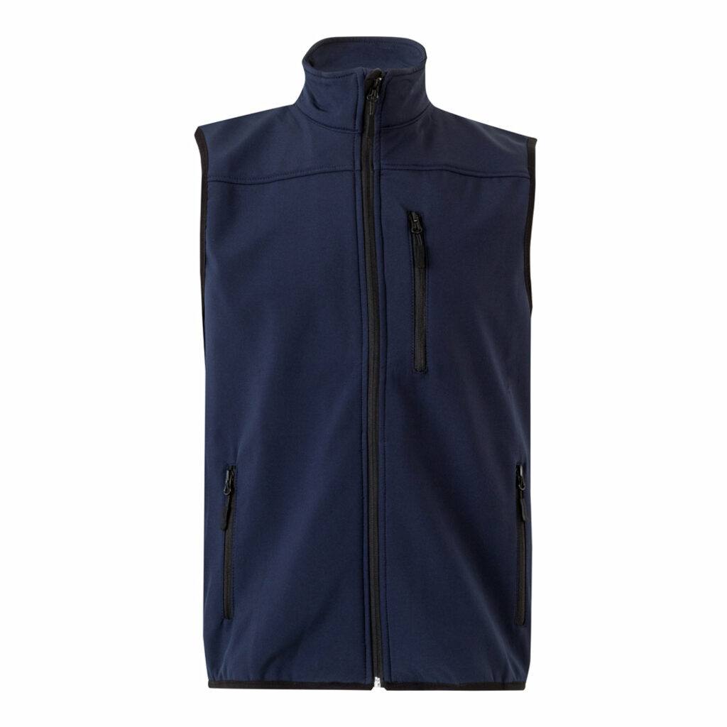 VL VARUNA Жилет Softshell (280 г/м²) з підкладкою з поліестеру (94%) та еластану (6%). темно-синій розмір XS - 36136-134-XS- Фото №4 VL VARUNA Жилет Softshell (280 г/м²) з підкладкою з поліестеру (94%) та еластану (6%). темно-синій розмір XS - 36136-134-XS- Фото №4
