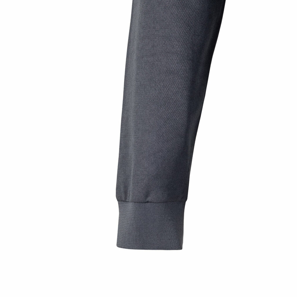 VL PLUTO LARGE Двоколірна сорочка-поло з піке (150 г/м²) з довгими рукавами, з бавовни (55%) та поліестеру (45%). сірий  розмір 4XL - 36140-207-4XL- Фото №5