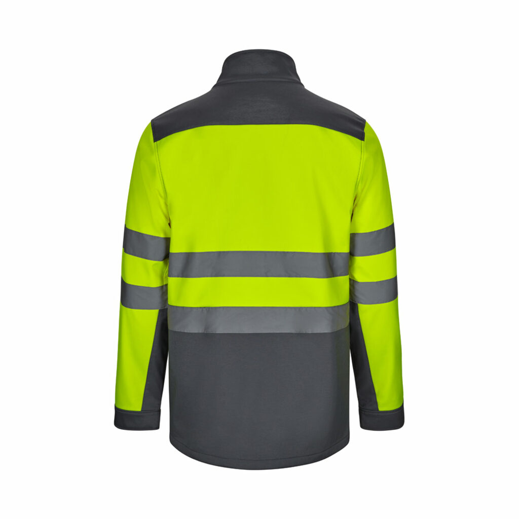VL HESTIA Двоколірна куртка softshell (280 г/м²) з поліестеру (96%) та еластану (4%). сірий  розмір S - 36144-207-S- Фото №1