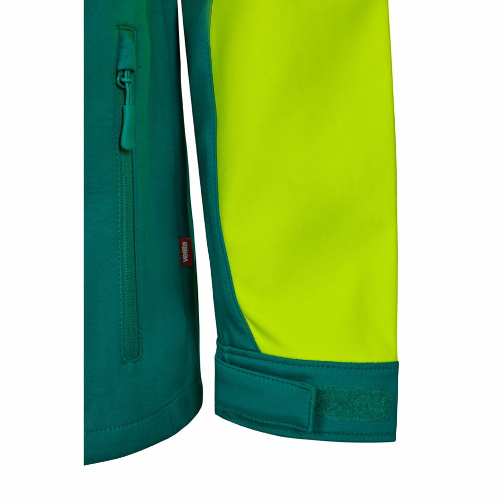 VL HESTIA Двоколірна куртка softshell (280 г/м²) з поліестеру (96%) та еластану (4%). зелений  розмір 2XL - 36144-209-2XL- Фото №7