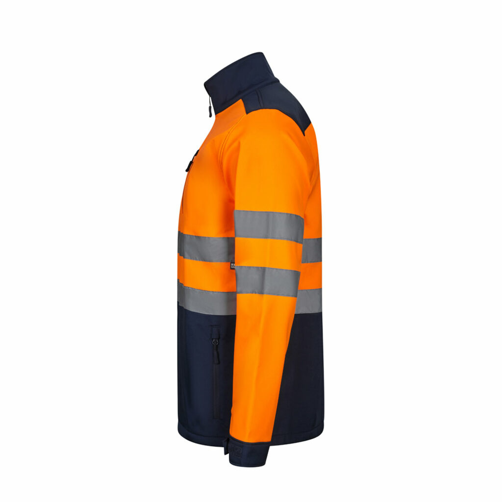 VL HESTIA Двоколірна куртка softshell (280 г/м²) з поліестеру (96%) та еластану (4%). синій  розмір M - 36144-214-M- Фото №2