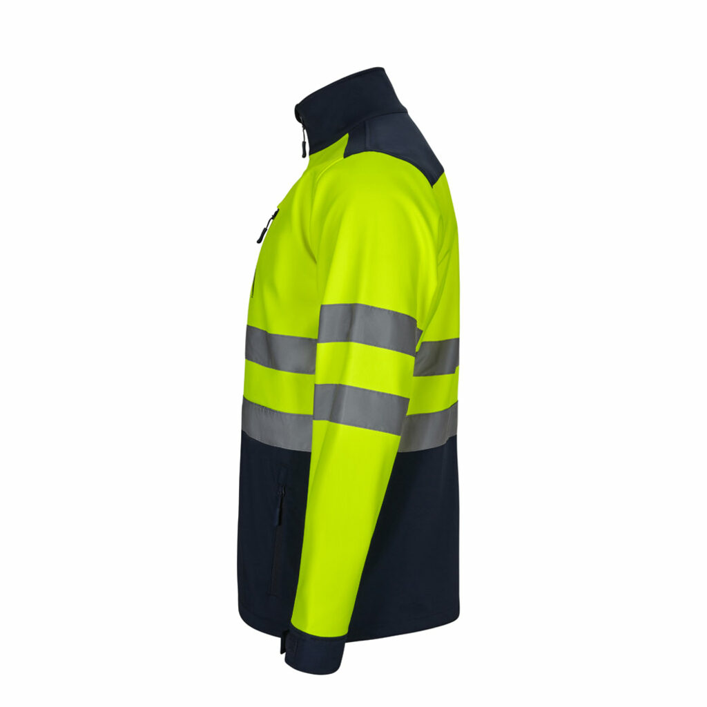 VL HESTIA LARGE Двоколірна куртка softshell (280 г/м²) з флісовою підкладкою та мембраною TPU, з поліестеру (96%) та еластану (4%). синій  розмір 5XL - 36145-204-5XL- Фото №2