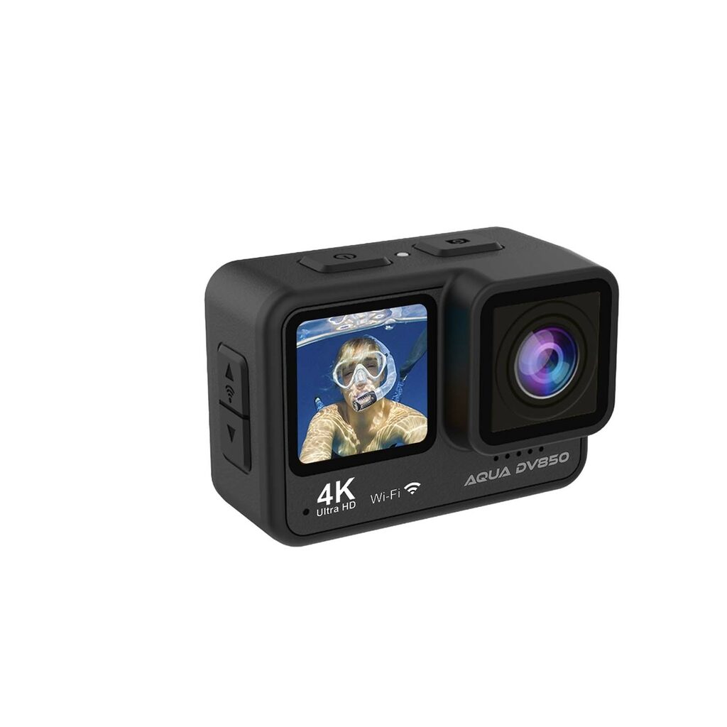 Екшн-камера 4K з двома екранами Prixton DV850 Aqua чорний - 1PA19690- Фото №1 Екшн-камера 4K з двома екранами Prixton DV850 Aqua чорний - 1PA19690- Фото №1