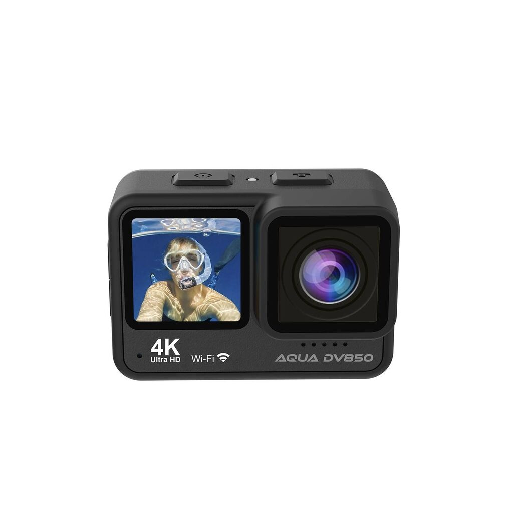 Екшн-камера 4K з двома екранами Prixton DV850 Aqua чорний - 1PA19690- Фото №2 Екшн-камера 4K з двома екранами Prixton DV850 Aqua чорний - 1PA19690- Фото №2