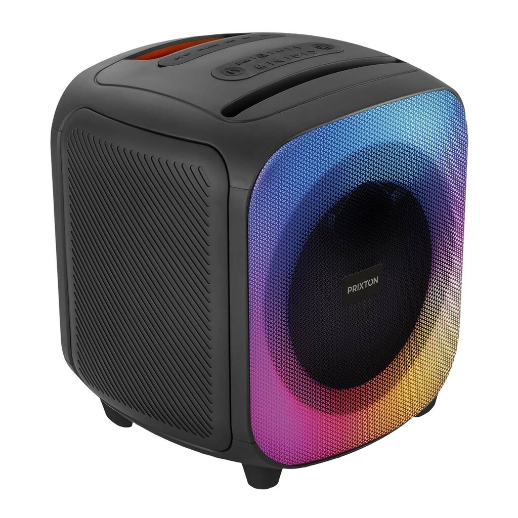 Колонка для караоке з функцією Bluetooth® Prixton Jaia потужністю 40 Вт чорний - 1PA19990- Фото №4