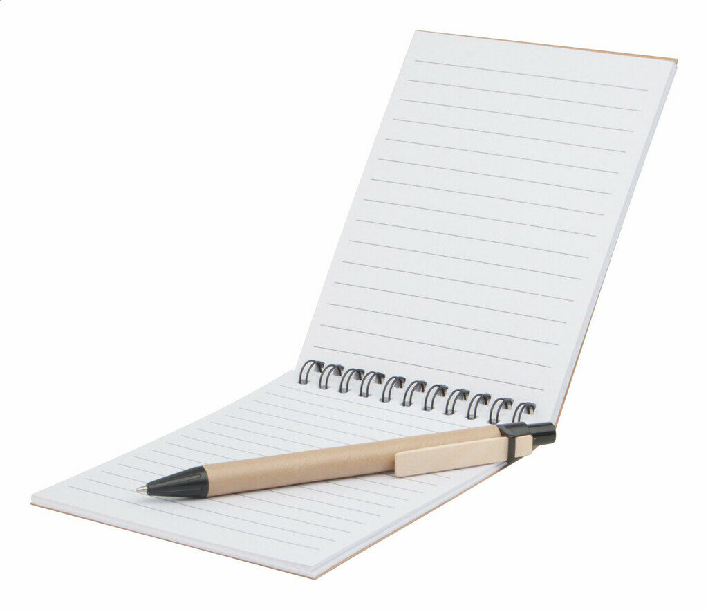 Еко блокнот Concern з ручкою натуральний - AP731464- Фото №2