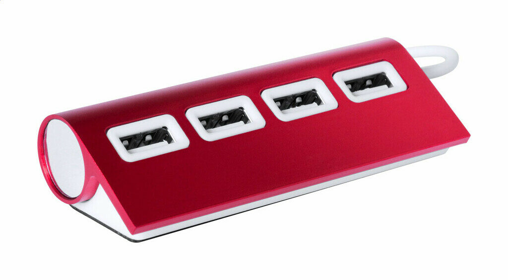 Хаб USB Weeper червоний - AP781137-05- Фото №1 Хаб USB Weeper червоний - AP781137-05- Фото №1