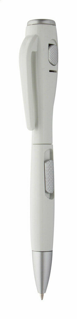 Ручка кулькова з ліхтариком Senter білий - AP791520- Фото №1