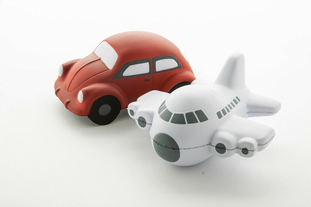 Мячик антистресс Jetstream белый - AP810388- Фото №4