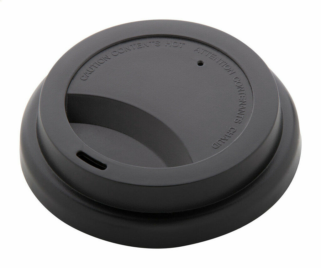 Термокружка індивідуальна-кришка CreaCup чорний - AP892006-10_B- Фото №1