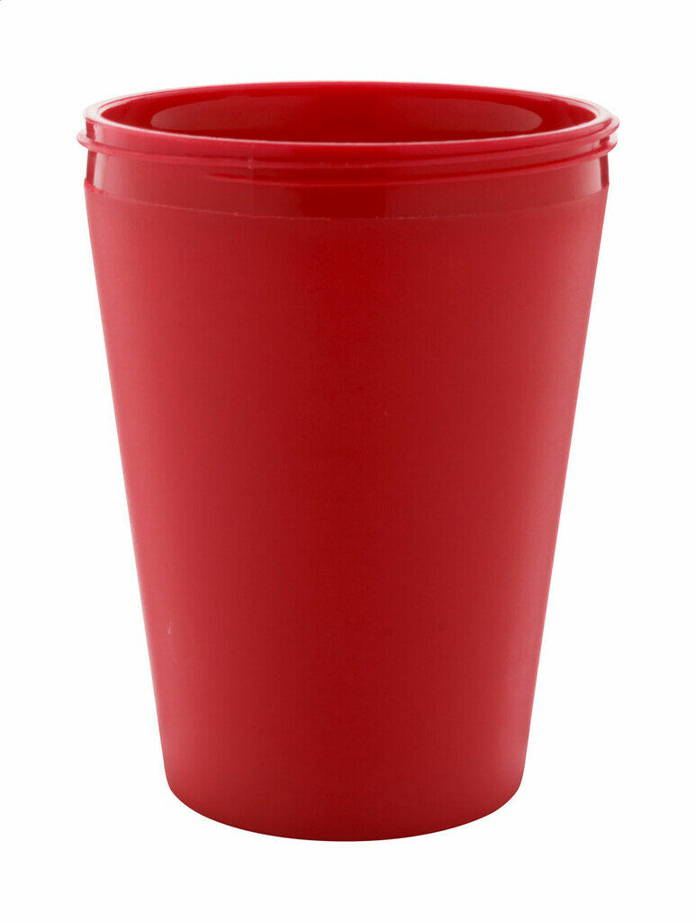 Термокружка індивідуальна CreaCup Mini, з кришкою червоний - AP892007-05_A- Фото №1
