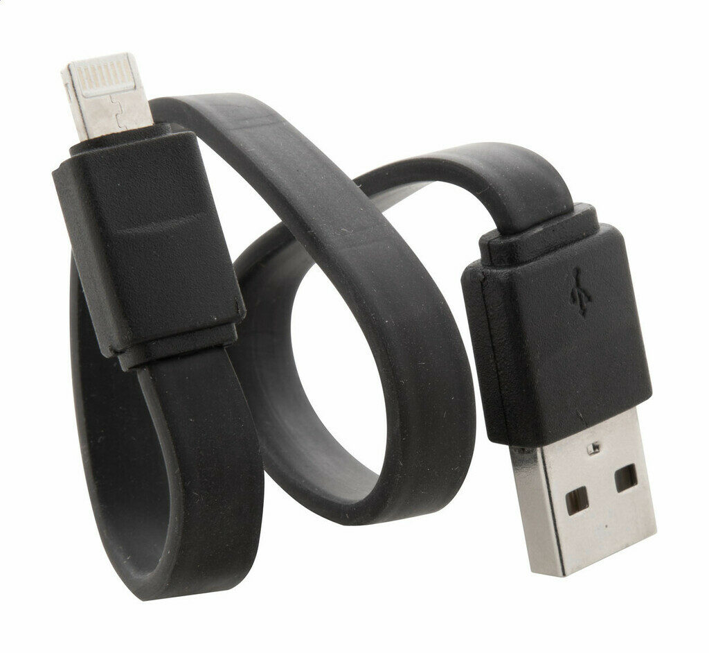 Кабель зарядний USB Stash чорний - AP810422-10- Фото №1