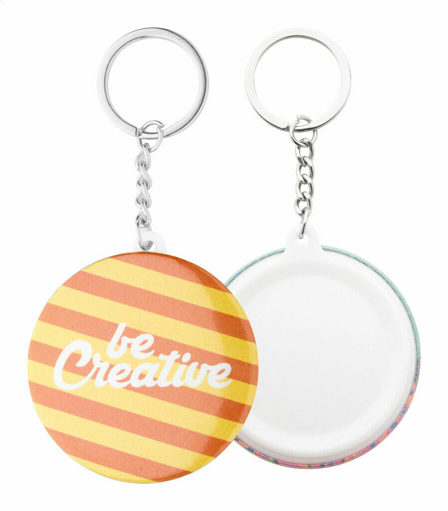 Бейдж-брелок KeyBadge Mini білий - AP718216- Фото №1