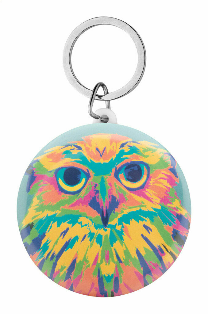 Бейдж-брелок KeyBadge Maxi білий - AP718218- Фото №2