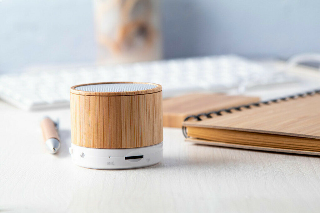 Динамик с Bluetooth Kaltun натуральный - AP721113- Фото №6